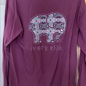 3/$22 Ivory Ella Medium Long Sleeve
